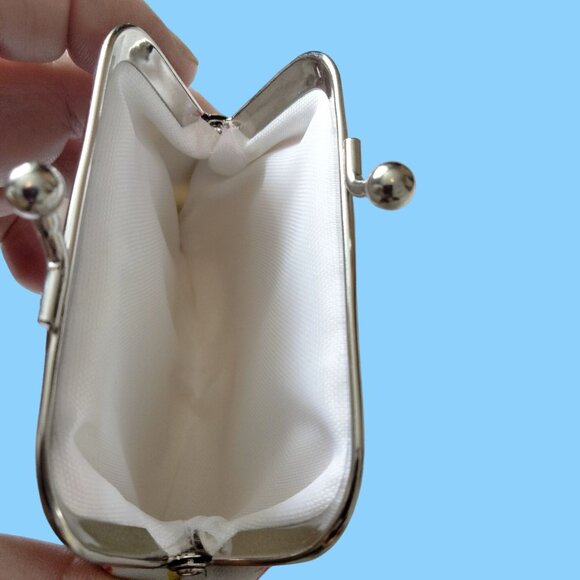 Pink Flamingo Change Purse Coin Bag Tropical Coastal Tiki - Picture 4 of 4